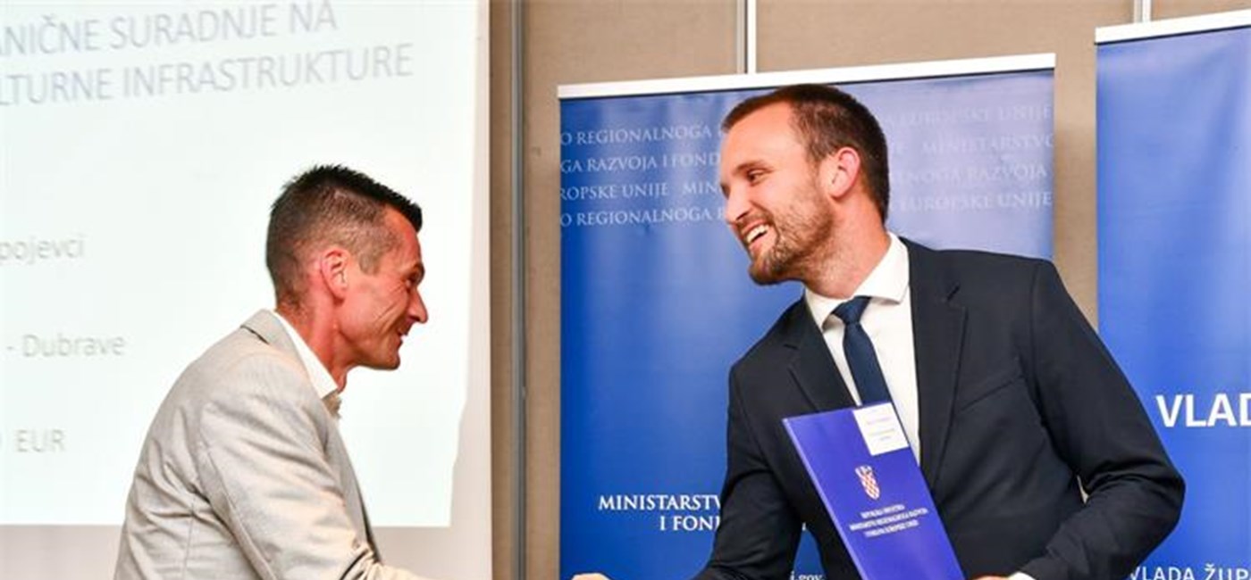 Erlić uručio ugovore prekogranične suradnje Hrvatske i BiH vrijedne dva milijuna eura